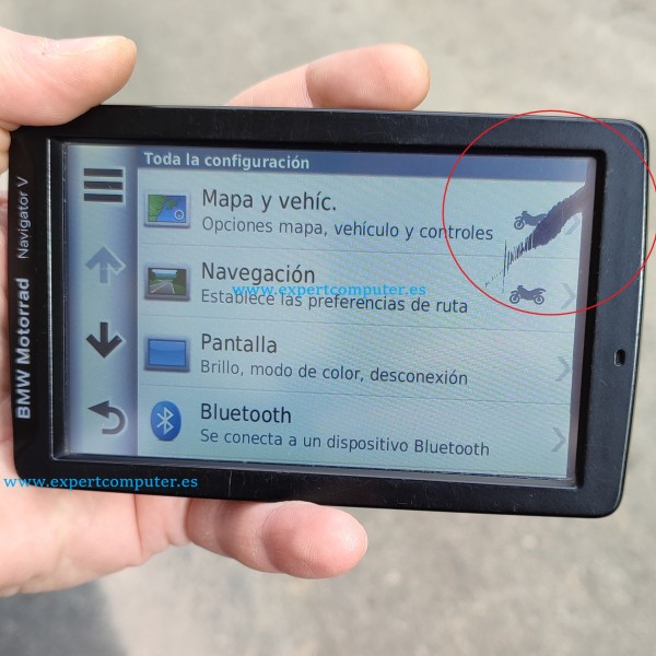 REPARAÇÃO TELA LCD QUEBRADA GARMIN BMW MOTORRAD NAVIGATOR V 